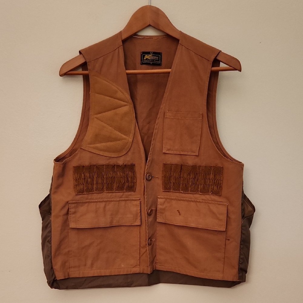 Kmart Men's Brown Hunting Shooting Shotgun Vest